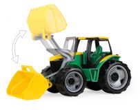 Dřevěné hračky Lena Traktor se lžící zeleno žlutý