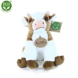 Dřevěné hračky Rappa Plyšová kráva 18 cm ECO-FRIENDLY