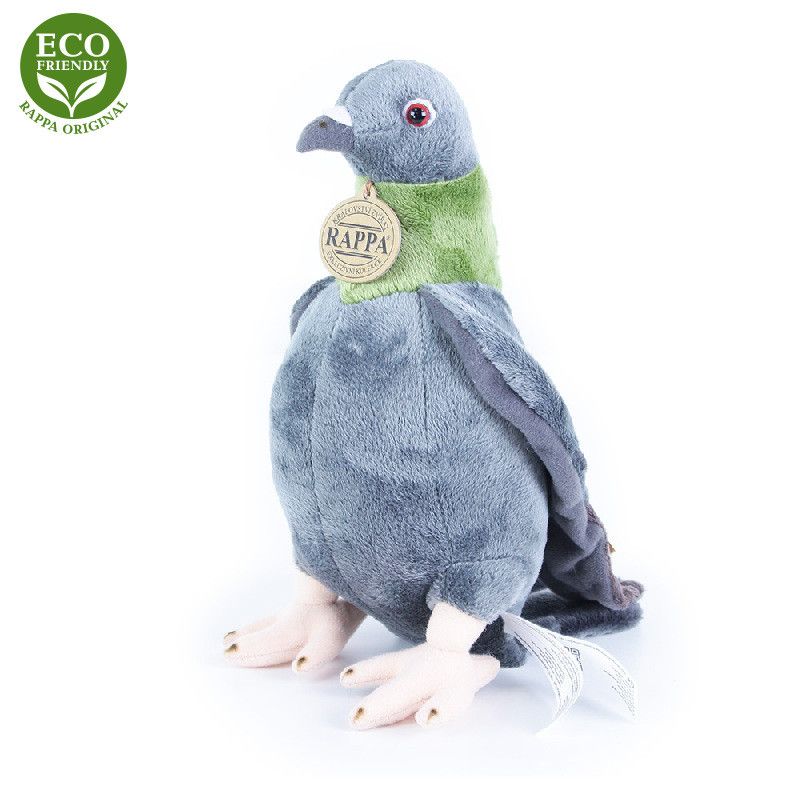 Dřevěné hračky Rappa Plyšový holub 23 cm ECO-FRIENDLY