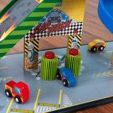 Dřevěné hračky KidKraft Mega rampa pro závodní autíčka