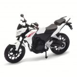 Dřevěné hračky Welly Motocykl Honda CB500F 1:18 bílá