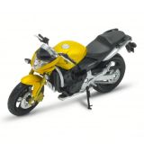 Dřevěné hračky Welly Motocykl Honda Hornet 1:18 žlutý