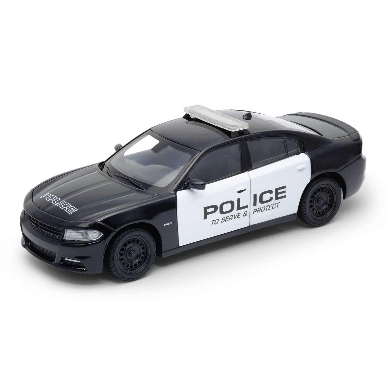 Dřevěné hračky Welly Dodge Charger (2016) 1:24 policejní