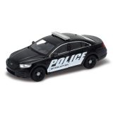 Dřevěné hračky Welly Ford Interceptor 1:24 policejní černý