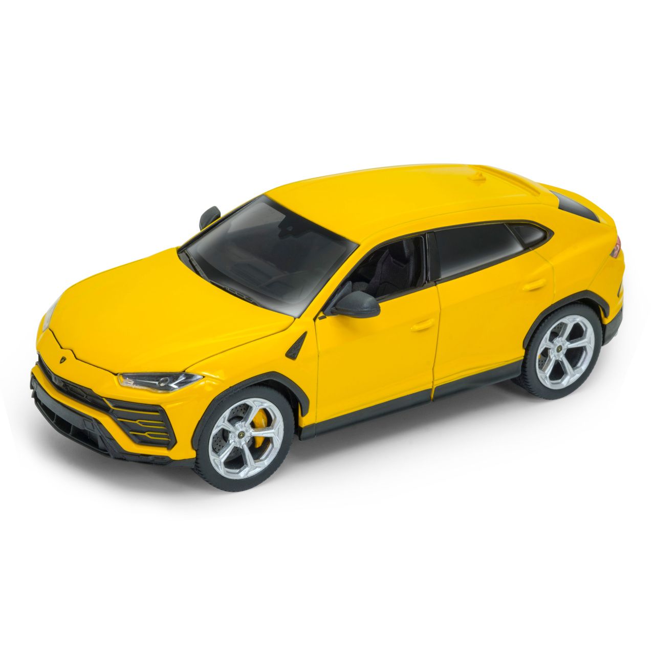Dřevěné hračky Welly Lamborghini Urus 1:24 žluté