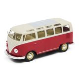 Dřevěné hračky Welly Volkswagen T1 Bus (1963) 1:24 červený