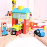 Dřevěné hračky Bigjigs Rail Závory s návěstím