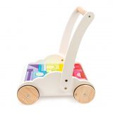 Dřevěné hračky Le Toy Van Petilou Vozík s duhovými kostkami