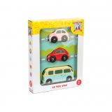 Dřevěné hračky Le Toy Van Set autíček Retro