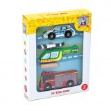 Dřevěné hračky Le Toy Van Set autíček Záchranáři