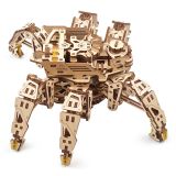 Dřevěné hračky Ugears 3D dřevěné mechanické puzzle Šestinohý průzkumník (hexapod)