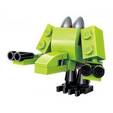 Dřevěné hračky Qman Squros Extreme Changeable 2102-10 Robot Pterosauria 3v1