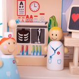 Dřevěné hračky Bigjigs Toys Medvedia nemocnica