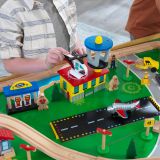Dřevěné hračky Kidkraft Dřevěná vlaková souprava s vodopádem