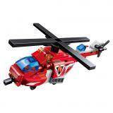 Dřevěné hračky Qman Blazing Mars 1416-5 Vrtulník Pioneer