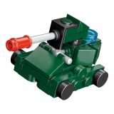 Dřevěné hračky Qman Trans Collector 3v1 2106-2 Tank