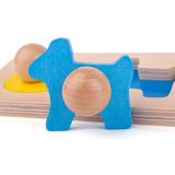Dřevěné hračky Bigjigs Baby Vkládací puzzle zvířata Bigjigs Toys