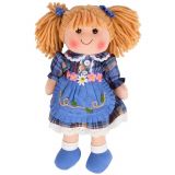 Dřevěné hračky Bigjigs Toys Látková panenka Katie 34 cm