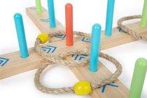 Dřevěné hračky Small Foot Házení kruhů Active - poškozený obal