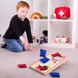 Dřevěné hračky Bigjigs Toys Hra házení polštářky