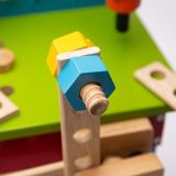 Dřevěné hračky Bigjigs Toys Pracovní ponk modrý