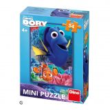 Dřevěné hračky Dino Mini puzzle Disney pohádky 1 ks