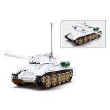 Dřevěné hračky Sluban Bitva o Budapešť M38-B0978 Bílý tank T-34/85