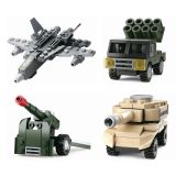Dřevěné hračky Sluban Builder M38-B0596 4 Army 1 ks
