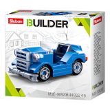 Dřevěné hračky Sluban Builder M38-B0920B Modrý kabriolet