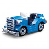 Dřevěné hračky Sluban Builder M38-B0920B Modrý kabriolet
