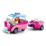 Dřevěné hračky Sluban Girls Dream M38-B0921C Kočičí vůz