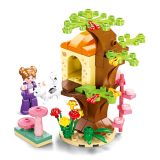 Dřevěné hračky Sluban Girls Dream M38-B0970A Kočičí domeček na stromě