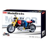 Dřevěné hračky Sluban Model Bricks M38-B0958 Motorka Café racer