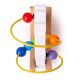Dřevěné hračky Bigjigs Baby Motorický labyrint houpačka kravička Bigjigs Toys