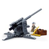 Dřevěné hračky Sluban Army WW2 M38-B0852 Protiletadlový kanón