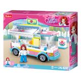Dřevěné hračky Sluban Girls Dream M38-B0797 Ambulance