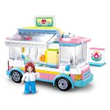 Dřevěné hračky Sluban Girls Dream M38-B0797 Ambulance
