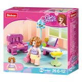 Dřevěné hračky Sluban Girls Dream M38-B0800C Obývák