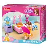 Dřevěné hračky Sluban Girls Dream M38-B0800D Ložnice
