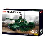 Dřevěné hračky Sluban Model Bricks M38-B0982 Tank T34/85