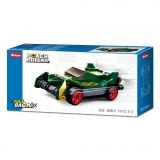Dřevěné hračky Sluban Power Bricks M38-B0801F Natahovací auto Zelený smyk
