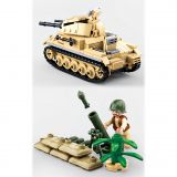 Dřevěné hračky Sluban WWII M38-B0691 Německý tank Panzer II