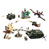 Dřevěné hračky Sluban WWII M38-B0697 Bitva u Kurska