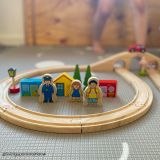 Dřevěné hračky Bigjigs Rail dřevěná vláčkodráha osmička - poškozený obal
