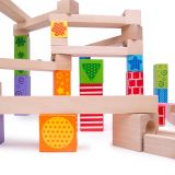 Dřevěné hračky Bigjigs Toys Dřevěná kuličková dráha barevná