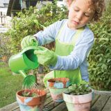 Dřevěné hračky Bigjigs Toys Zahradní rukavice zelené