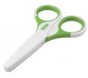 Dřevěné hračky NUK Dětské zdravotní nůžky s krytem zelená