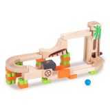 Dřevěné hračky Wonderworld Dřevěná kuličková dráha TRIX - Vrhač kuliček