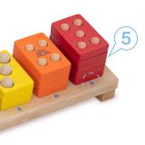 Dřevěné hračky Wonderworld Dřevěná skládačka barevné počty