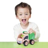 Dřevěné hračky Wonderworld Dřevěné auto mini sklápěč
